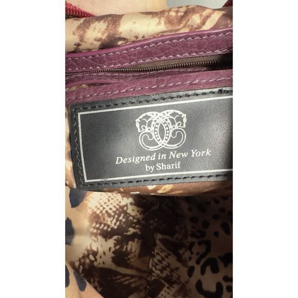 Vintage Sharif Purse Shoulder Bag Boho Retro Tapestry Leather Bead Tassel Bling - Picture 3 of 15